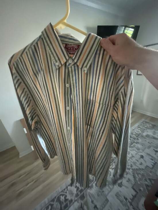 Outback Rider Other - Outback Rider Long Sleeve Button-Down Striped Shirt